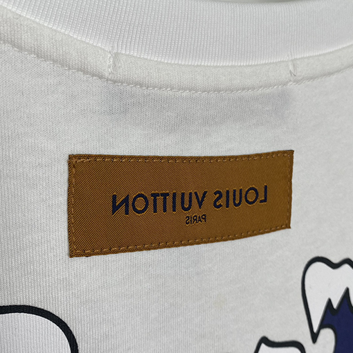 ルイヴィトン  半袖Tシャツ スーパーコピー   スノーマウンテンロゴTシャツ