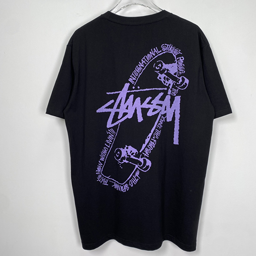 ステューシー 半袖Tシャツ スーパーコピー   STUSSY スケートポッセTシャツ