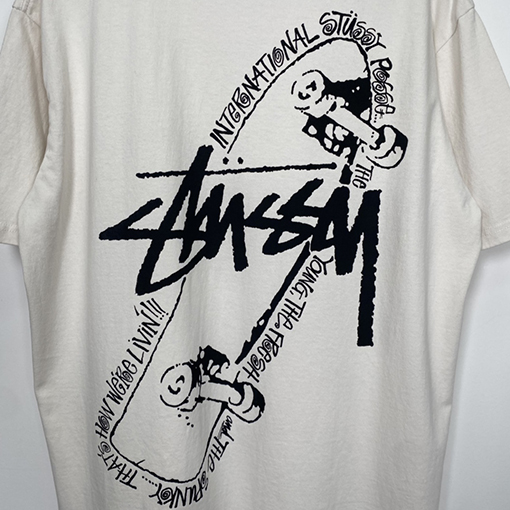 ステューシー 半袖Tシャツ スーパーコピー   STUSSY スケートポッセTシャツ