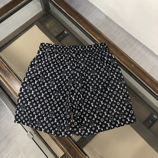 ルイヴィトン ビーチパンツ マルチカラー花柄ビーチパンツ 涼しいネット裏地付き(M-3XL)