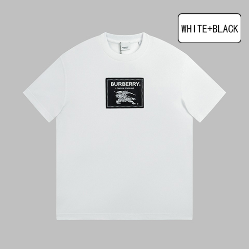 バーバリー 半袖Tシャツ スーパーコピー BBRの新作 プロルサムタグのコットンTシャツ