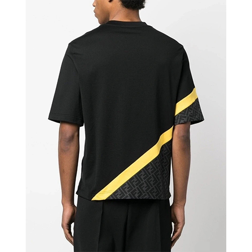 フェンディ半袖Tシャツ コピー FENDI パッチワーク メンズファッション通販 2色