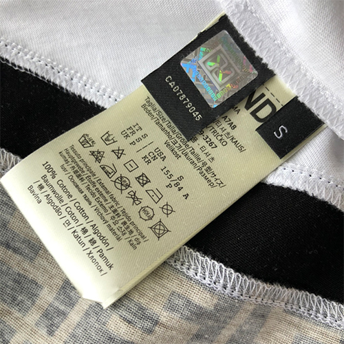 フェンディ半袖Tシャツ コピー FENDI パッチワーク メンズファッション通販  2色
