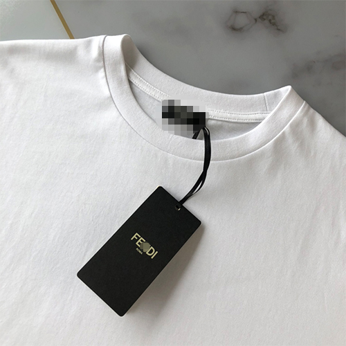 フェンディ半袖Tシャツ コピー FENDI パッチワーク メンズファッション通販 2色
