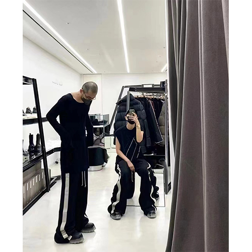 リックオウエンス   スーパーコピー Rick Owens メンズ  パッチワーク  スウェットパンツ  ファッション