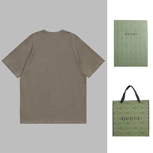 グッチ × バレンシアガ  コラボ プリント半袖Tシャツ GUCCIスーパーコピー 半袖Tシャツ