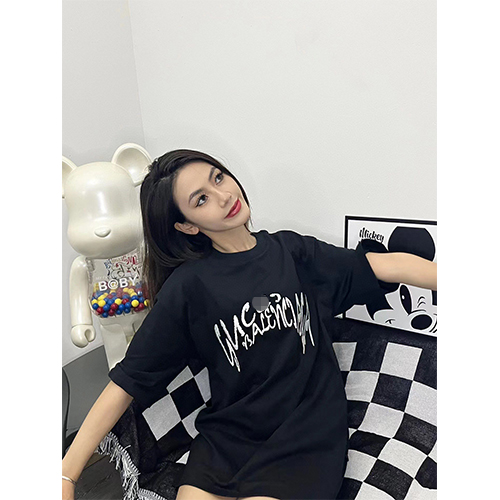 グッチ × バレンシアガ  コラボ プリント半袖Tシャツ GUCCIスーパーコピー 半袖Tシャツ