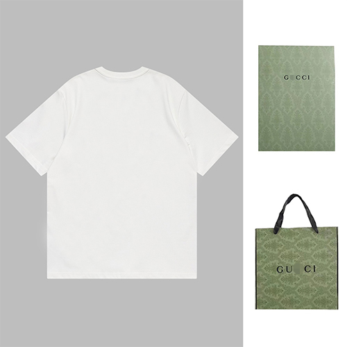 グッチ × バレンシアガ  コラボ プリント半袖Tシャツ GUCCIスーパーコピー 半袖Tシャツ