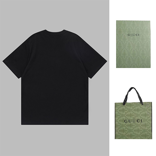 グッチ × バレンシアガ  コラボ プリント半袖Tシャツ GUCCIスーパーコピー 半袖Tシャツ