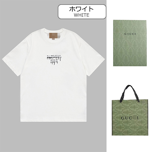 グッチ × バレンシアガ コラボ プリント半袖Tシャツ GUCCIスーパーコピー 半袖Tシャツ