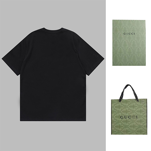 グッチ × バレンシアガ コラボ プリント半袖Tシャツ GUCCIスーパーコピー 半袖Tシャツ