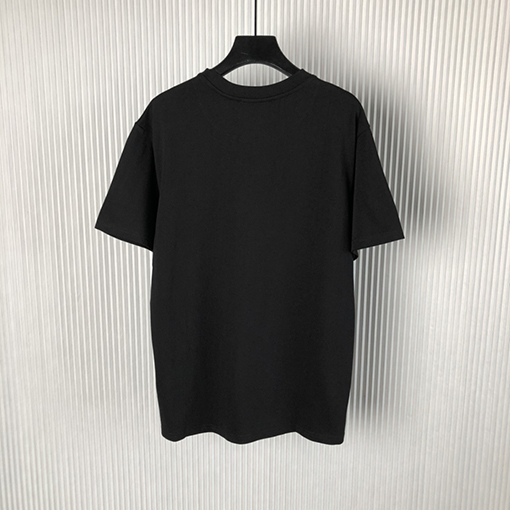 プラダ 23SS春夏のトライアングルロゴ刺繍ショートスリーブ 半袖Tシャツ