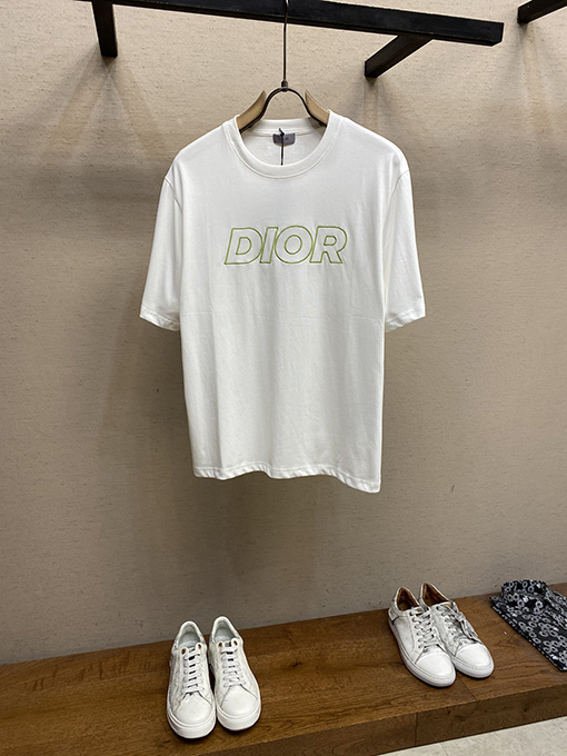 ディオール短袖Tシャツ スーパーコピ DIOR刺繍 Tシャツ