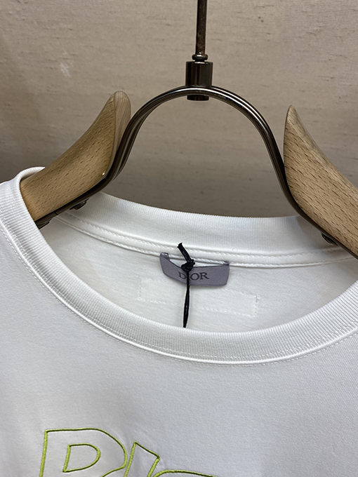 ディオール短袖Tシャツ スーパーコピ DIOR刺繍 Tシャツ