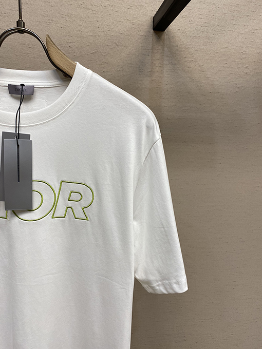 ディオール短袖Tシャツ スーパーコピ DIOR刺繍 Tシャツ