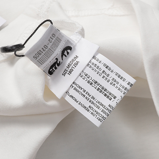 クロムハーツの レザーパッチ刺繍十字架短袖Tシャツ