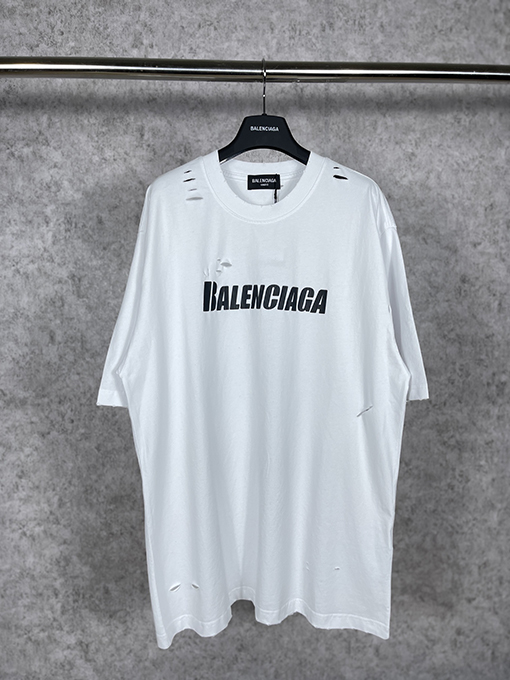 バレンシアガ  半袖Tシャツ スーパーコピー BALENCIAGA ロゴプリント