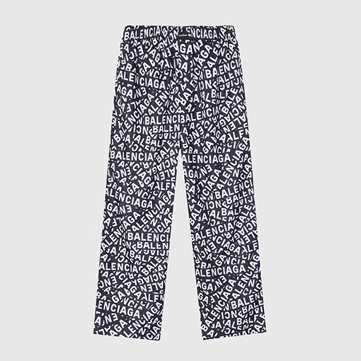 バレンシアガ スウェットパンツ スーパーコピー ロゴストリップスワイドパンツ