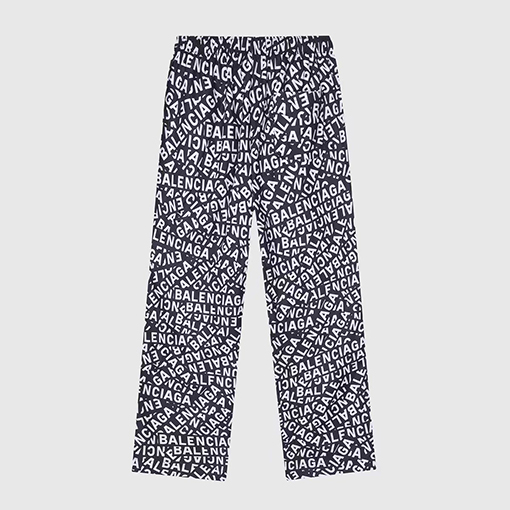 バレンシアガ スウェットパンツ スーパーコピー ロゴストリップスワイドパンツ