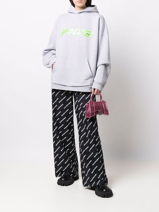 バレンシアガ スウェットパンツ スーパーコピー   虎年シリーズ TYPO ワイドレッグパンツ