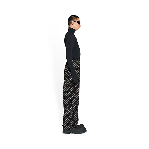 バレンシアガ スウェットパンツ コピー   Logomania All Over ワイドレッグパンツ