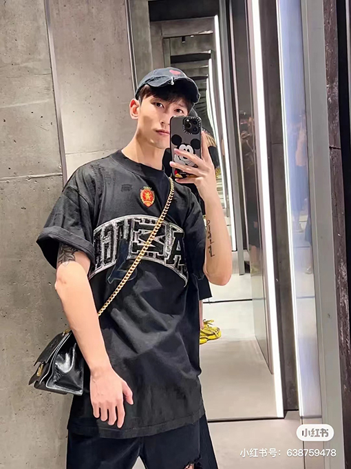 バレンシアガ 半袖Tシャツ スーパーコピー BALENCIAGAウォッシュ Tシャツ