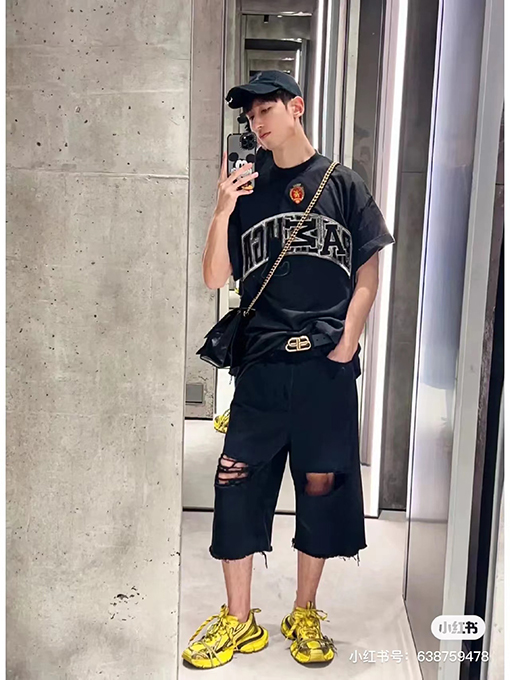 バレンシアガ 半袖Tシャツ スーパーコピー BALENCIAGAウォッシュ Tシャツ