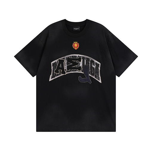 バレンシアガ 半袖Tシャツ スーパーコピー BALENCIAGAウォッシュ Tシャツ