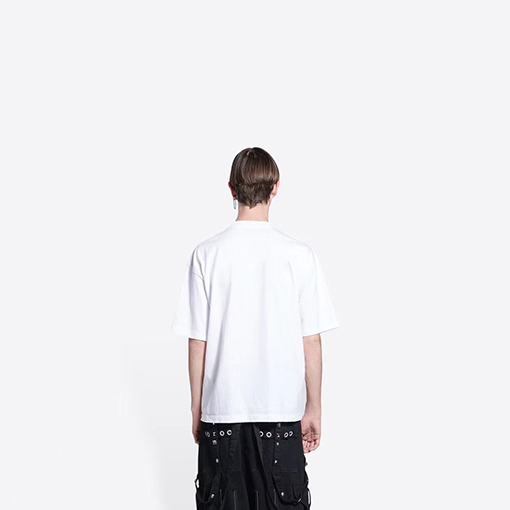 PARISロゴ入りクラシック印刷短袖Tシャツ  バレンシアガ 半袖Tシャツ スーパーコピー