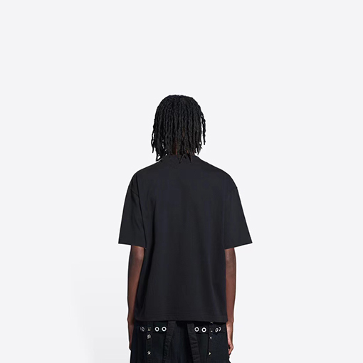PARISロゴ入りクラシック印刷短袖Tシャツ  バレンシアガ 半袖Tシャツ スーパーコピー