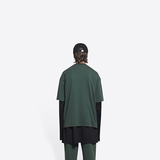 PARISロゴ入りクラシック印刷短袖Tシャツ  バレンシアガ 半袖Tシャツ スーパーコピー