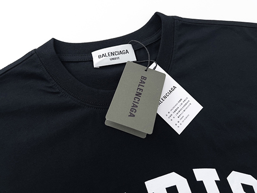 PARISロゴ入りクラシック印刷短袖Tシャツ  バレンシアガ 半袖Tシャツ スーパーコピー
