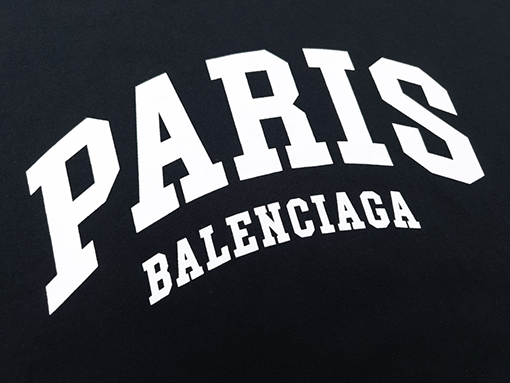 PARISロゴ入りクラシック印刷短袖Tシャツ  バレンシアガ 半袖Tシャツ スーパーコピー