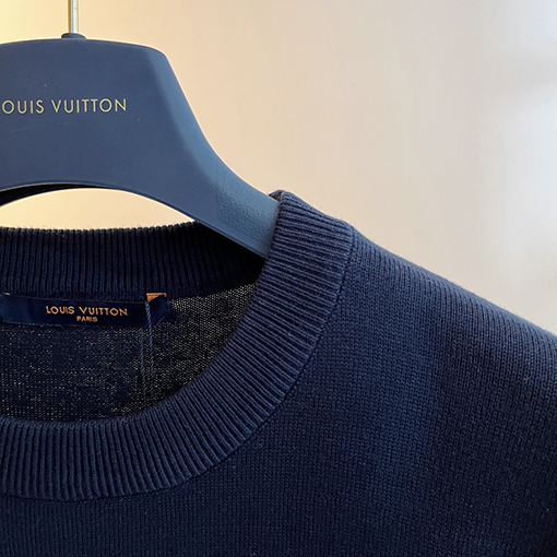 ヴィトン 短袖Tシャツ コピー Louis Vuitton ハートモチーフの編みセーターショートスリーブ