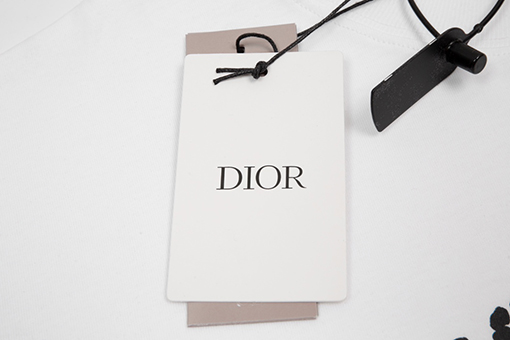 ディオール 半袖Tシャツ スーパーコピー DIOR クラシックな英語シリーズの半袖Tシャツ
