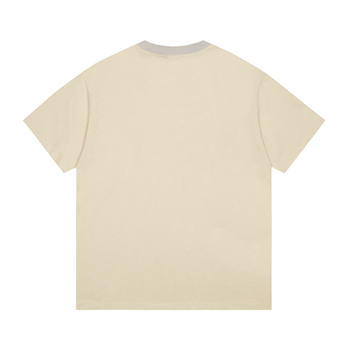 ディオール 半袖Tシャツ スーパーコピー DIOR 刺繍とカラーブロックのショートスリーブTシャツ
