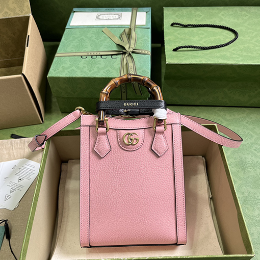 グッチ ショルダー バック スーパーコピー  Gucci Diana 竹の節ミニショルダー バック  739079