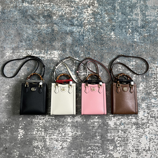 グッチ ショルダー バック スーパーコピー  Gucci Diana 竹の節ミニショルダー バック  739079