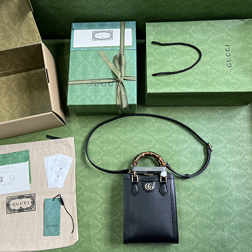 グッチ ショルダー バック スーパーコピー  Gucci Diana 竹の節ミニショルダー バック  739079