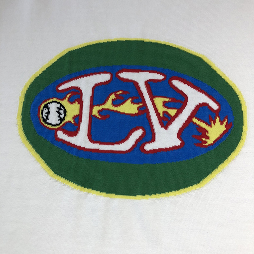 ヴィトン ニット半袖Tシャツ LVロゴニットショートスリーブTシャツ