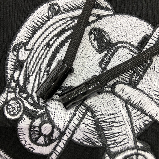 ヴィトン パーカーコピー ツールパターン 刺繍フード付きスウェットTシャツ