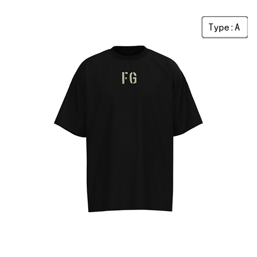 フィアオブゴッド 半袖Tシャツスーパーコピー  FGロゴプリント