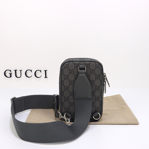 グッチ ショルダー バック GUCCI ラウン , グレー 番号752565