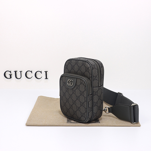 グッチ ショルダー バック GUCCI ラウン , グレー 番号752565