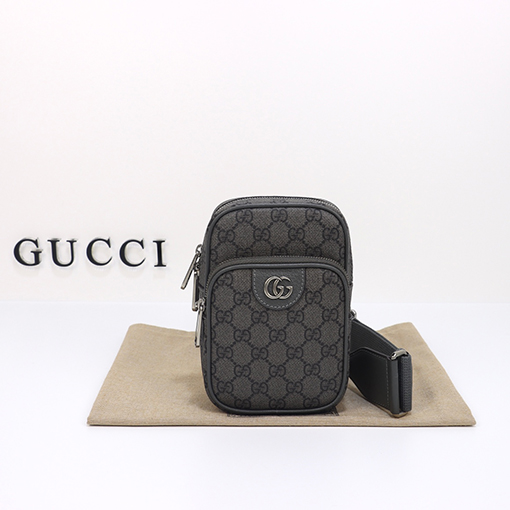 グッチ ショルダー バック GUCCI ラウン , グレー 番号752565