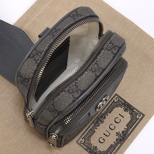 グッチ ショルダー バック GUCCI ラウン , グレー 番号752565