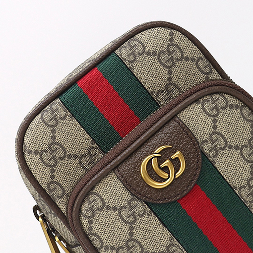 グッチ ショルダー バック GUCCI ラウン , グレー 番号752565