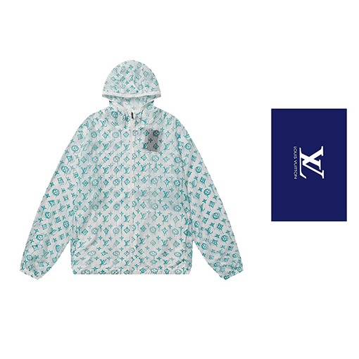 ヴィトン パーカー Louis Vuitton 花柄フルプリントUVジップアップジャケット