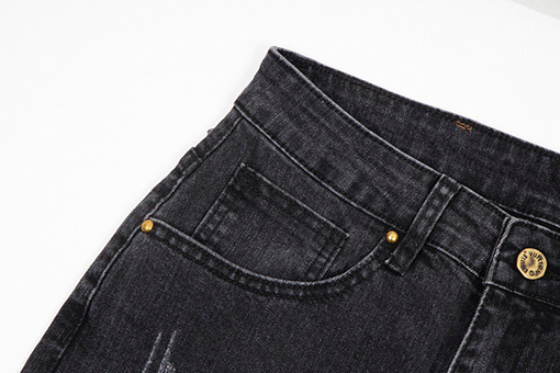 ルイヴィトン デニムパンツ スーパーコピー Louis Vuittonウォッシュ加工を施したロゴデニムパンツ