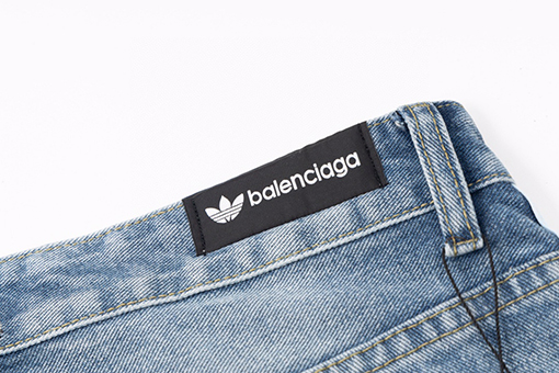 バレンシアガ x アディダス コラボ adidas x balenciaga トリプルストライプワイドレッグデニムパンツ